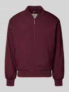 CK Calvin Klein Bomberjacke mit Reißverschlusstaschen in Bordeaux, Grö...
