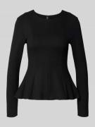 Only Shaped Fit Langarmshirt aus Viskose-Mix Modell 'KENYA' in Black, ...