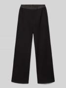 s.Oliver RED LABEL Wide Leg Hose aus Viskose-Mix in Black, Größe 134