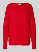 s.Oliver RED LABEL Relaxed Fit Pullover aus Viskose-Mix in Rot, Größe ...