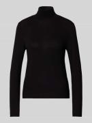 Someday Longsleeve mit Stehkragen Modell 'Kirosie' in Black, Größe 36