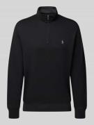 Polo Ralph Lauren Sweatshirt mit Label-Stitching in Black, Größe L