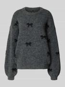 Only Relaxed Fit Strickpullover mit Woll-Anteil Modell 'BRUNHILDA LIFE...