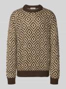 SELECTED HOMME Relaxed Fit Strickpullover aus Woll-Mix Modell 'REMI' i...