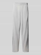 adidas Originals Sweatpants mit elastischem Bund in Hellgrau, Größe L