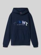 Tommy Hilfiger Teens Boyfriend Fit Hoodie aus Baumwoll-Mix in Marine, ...