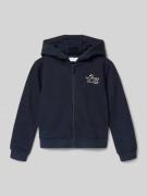 s.Oliver RED LABEL Regular Fit Sweatjacke aus Baumwoll-Mix in Marine, ...