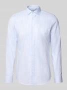 SEIDENSTICKER Slim Fit Business Hemd aus Baumwolle mit Kentkragen in B...