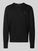 Polo Ralph Lauren Sweatshirt mit Label-Stitching in Black, Größe L