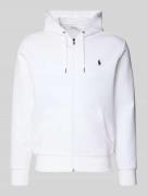 Polo Ralph Lauren Sweatjacke mit Kapuze in Weiss, Größe L