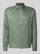 WOODBIRD Freizeithemd mit Knopfleiste Modell 'Buzo' in Lind, Größe L