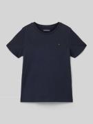 Tommy Hilfiger Teens Regular Fit T-Shirt aus reiner Baumwolle in Marin...