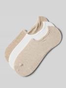 s.Oliver RED LABEL Füßlinge mit elastischem Bund im 3er-Pack in Sand, ...