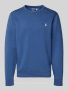 Polo Ralph Lauren Sweatshirt mit Label-Stitching in Marine, Größe L