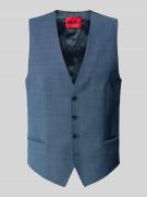 HUGO Weste mit Knopfleiste Modell 'Vin' in Bleu, Größe 50