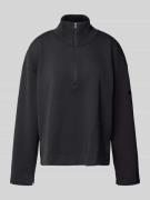 adidas Sportswear Sweatshirt mit Stehkragen und Reißverschluss in Blac...