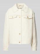 Scotch & Soda Jacke mit Strukturmuster in Ecru, Größe XL