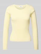 moves Longsleeve in Ripp-Optik mit Rundhalsausschnitt Modell 'Twisti' ...