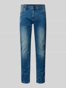 G-Star Raw Skinny Fit Jeans im Used-Look Modell 'REVEND' in Jeansblau,...