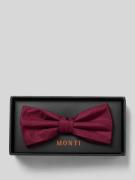 Monti Fliege aus reiner Seide in Bordeaux, Größe 1