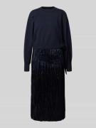 BOSS Tailliertes Freizeitkleid aus Viskose-Mix Modell 'FIOLETTA' in Ma...