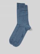 Falke Socken im 2er-Pack in Jeansblau Melange, Größe 39-42