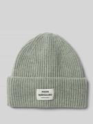 MADS NØRGAARD Mütze aus Schurwoll-Mix mit Label-Patch Modell 'Tosca An...