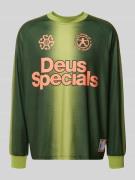 DEUS EX MACHINA Trikot mit Label-Print und Rundhalsausschnitt in Gruen...