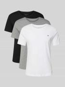 Tommy Hilfiger Regular Fit T-Shirt Set im 3er-Pack in Hellgrau, Größe ...