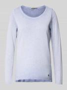 Smith and Soul Strickpullover mit Rollsaum in Hellblau, Größe L