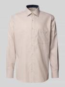 ETERNA Regular Fit Businesshemd aus Baumwolle mit Kentkragen in Sand, ...