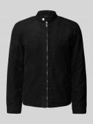 Only & Sons Regular Fit Blouson in Lederoptik Modell 'MIKE' in Black, ...