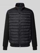 Tommy Hilfiger Regular Fit Steppjacke aus Baumwoll-Mix in Black, Größe...