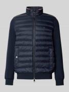 Tommy Hilfiger Regular Fit Steppjacke aus Baumwoll-Mix in Marine, Größ...