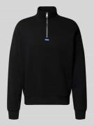 Hugo Blue Regular Fit Sweatshirt aus reiner Baumwolle Modell 'NEELER' ...