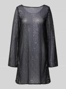 Pieces Fließendes Cocktailkleid mit Paillettenbesatz Modell 'JACK' in ...