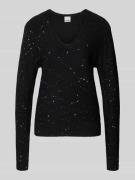 ICHI Regular Fit Strickpullover mit Woll-Anteil Modell 'DAMIAN' in Bla...