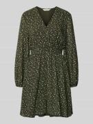 MSCH Copenhagen Minikleid im Allover-Look mit Knopfleiste Modell 'Kayl...