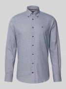 Tommy Hilfiger Regular Fit Businesshemd aus reiner Baumwolle in Marine...