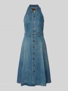 Lauren Ralph Lauren Jeanskleid mit Knopfleiste Modell 'CALUNA' in Jean...