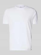 Fynch-Hatton T-Shirt mit Logo-Print in Weiss, Größe XXL