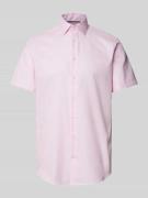 Christian Berg Men Regular Fit Business-Hemd mit Kentkragen in Rosa, G...