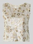 MSCH Copenhagen Blusentop mit Rundhalsausschnitt Modell 'Magnolia' in ...