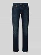 Polo Ralph Lauren Slim Fit Jeans mit 5-Pocket-Design in Dunkelblau, Gr...