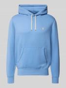 Polo Ralph Lauren Hoodie mit Label-Stitching in Bleu, Größe L