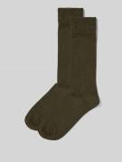 BOSS Socken aus Baumwoll-Mix im 2er-Pack in Oliv, Größe 39-42