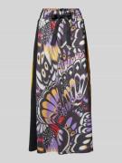 adidas Sportswear Midirock mit Animal-Print Modell 'Farm' in Lila, Grö...