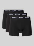 HUGO Trunks aus Baumwoll-Mix im 3er-Pack in Black, Größe L