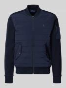 Polo Ralph Lauren Steppjacke mit gerippten Abschlüssen in Marine, Größ...