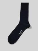 Falke Socken mit geripptem Abschluss in Marine, Größe 39/40